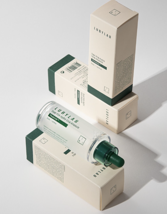Гідро-цика ампула для шкіри обличчя - LUBYLAB Dual PGA Hydro Cica Ampoule 50 мл