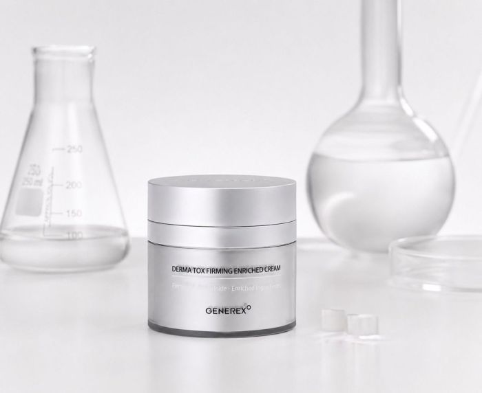 Антивіковий пептидний крем для обличчя - GENEREX Derma Tox Firming Enriched Cream 50 г