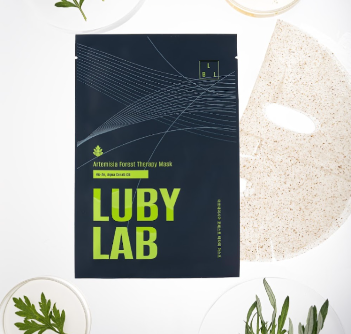 Маска для обличчя з полином - LUBYLAB Artemisia Forest Therapy Mask 27 мл / 5 шт