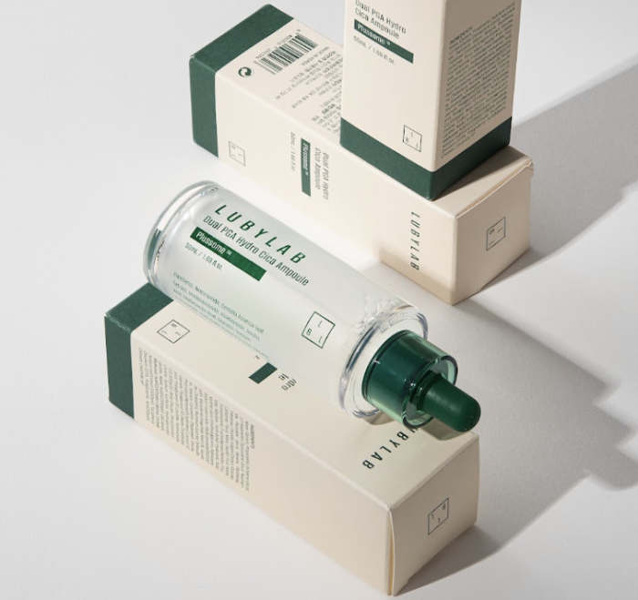 Гідро-цика ампула для шкіри обличчя - LUBYLAB Dual PGA Hydro Cica Ampoule 50 мл